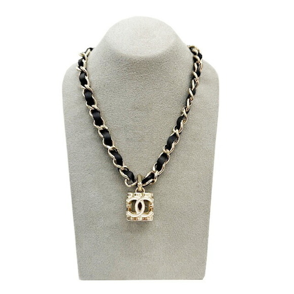 CHANEL Gold Logo Necklace - Picture 1 of 5